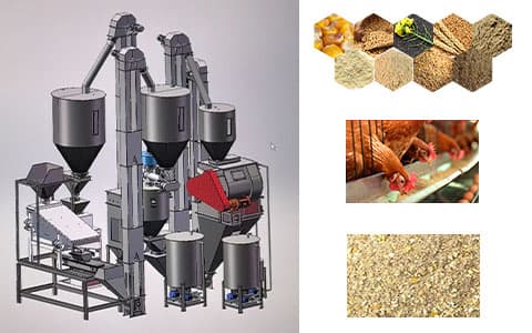 mash feed production line